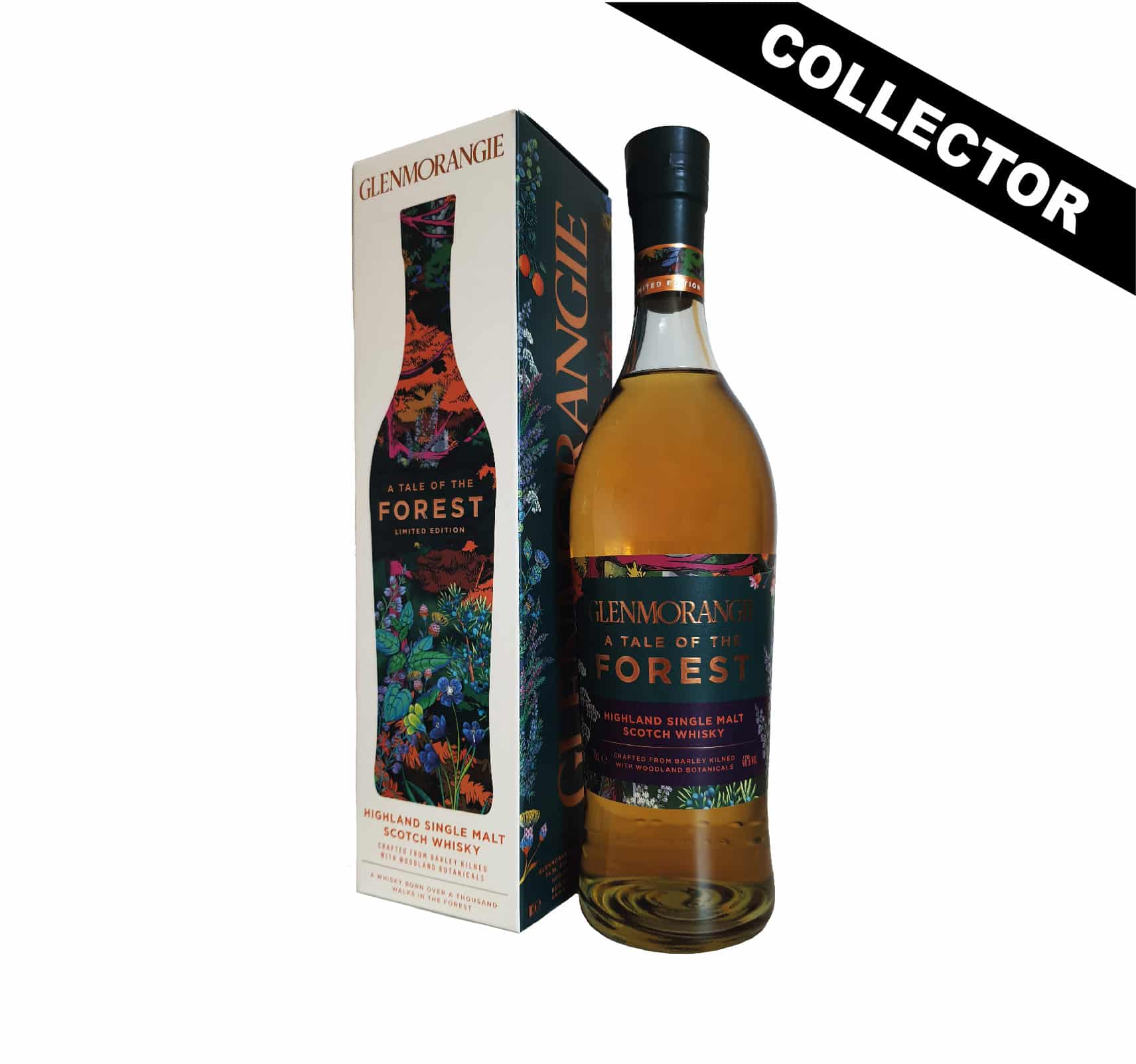 Un single malt surprenant qui bouscule les codes avec des saveurs végétales à la fois gourmandes et mordantes enveloppées d'une fine touche fumée.