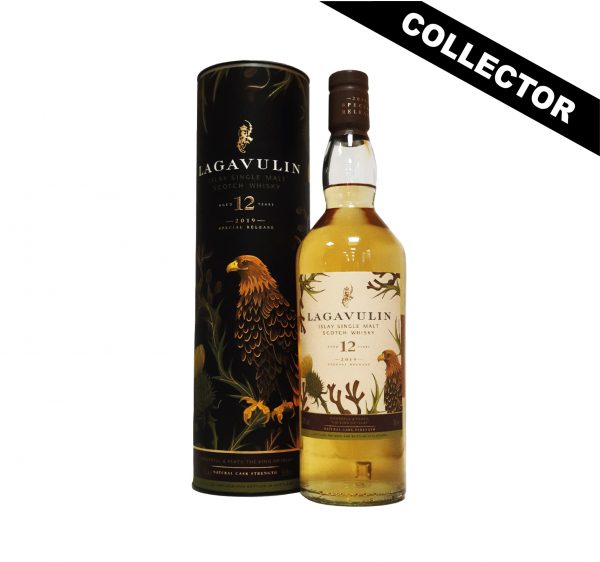 Lagavulin 12 ans Special Release 2019, un whisky puissant issu d'un petit lot inédit de Lagavulin sélectionné pour son taux particulièrement élevé en tourbe