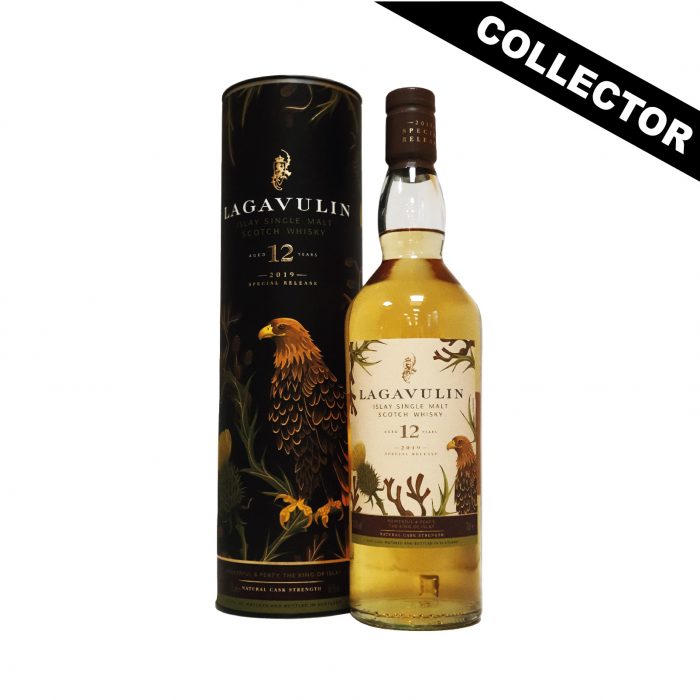 Lagavulin 12 ans Special Release 2019, un whisky puissant issu d'un petit lot inédit de Lagavulin sélectionné pour son taux particulièrement élevé en tourbe