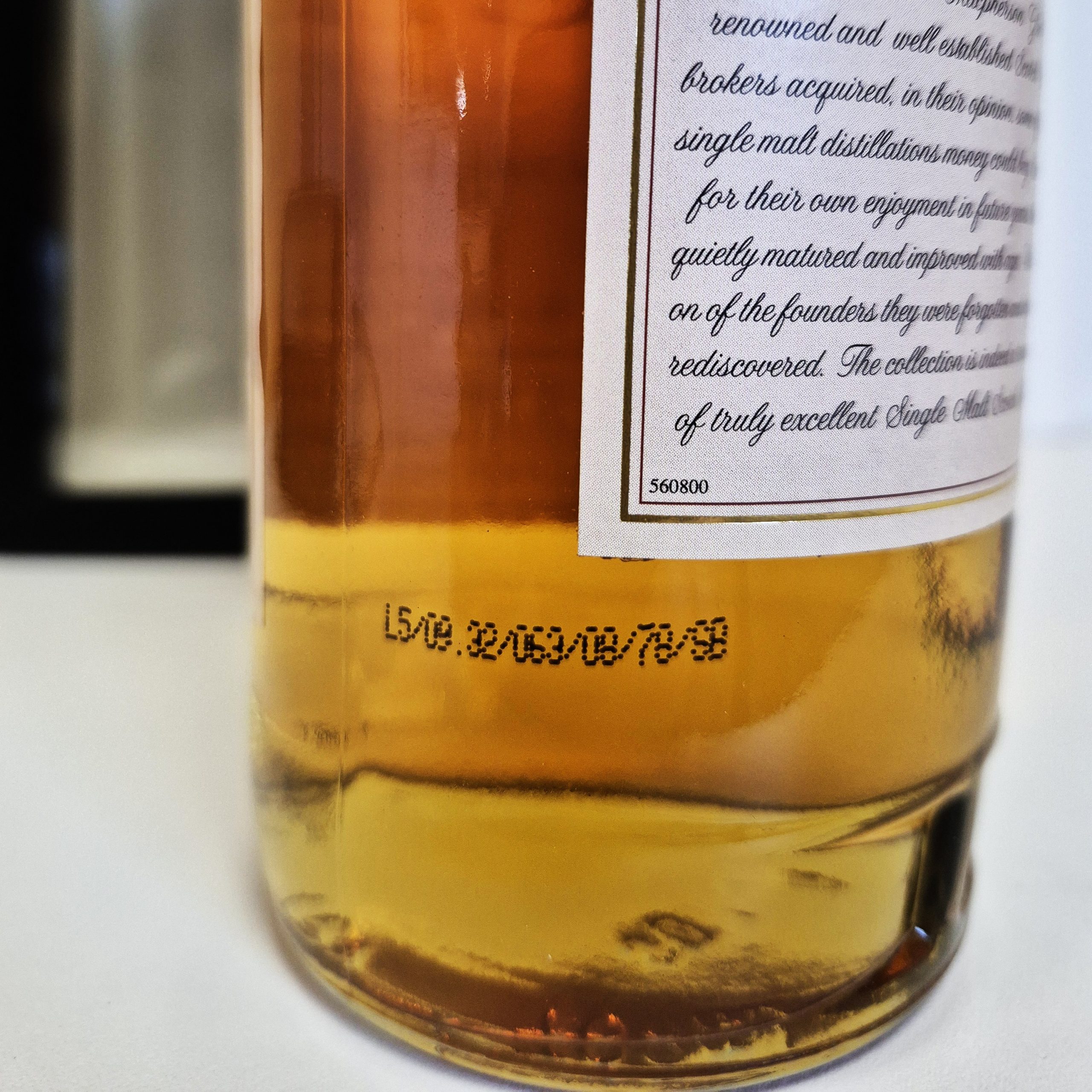 NORTH BRITISH 1992 (15 ans) 43% Private Cellar Cask Selection Single Grain WHISKY (ÉCOSSE / Lowland) 70cl – Image 3