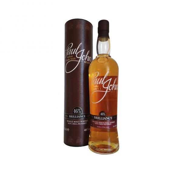 Le Whisky Paul John Brilliance est un single malt artisanal indien non tourbé, élégant, charmeur, aux notes de miel et de vanille.