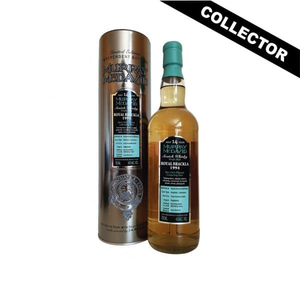 Royal Brackla 1994 Murray McDavid : un whisky âgé de 14 ans, vieilli en fûts de Bourbon avec une finition en fûts de vin doux de Jurançon Clos Uroulat