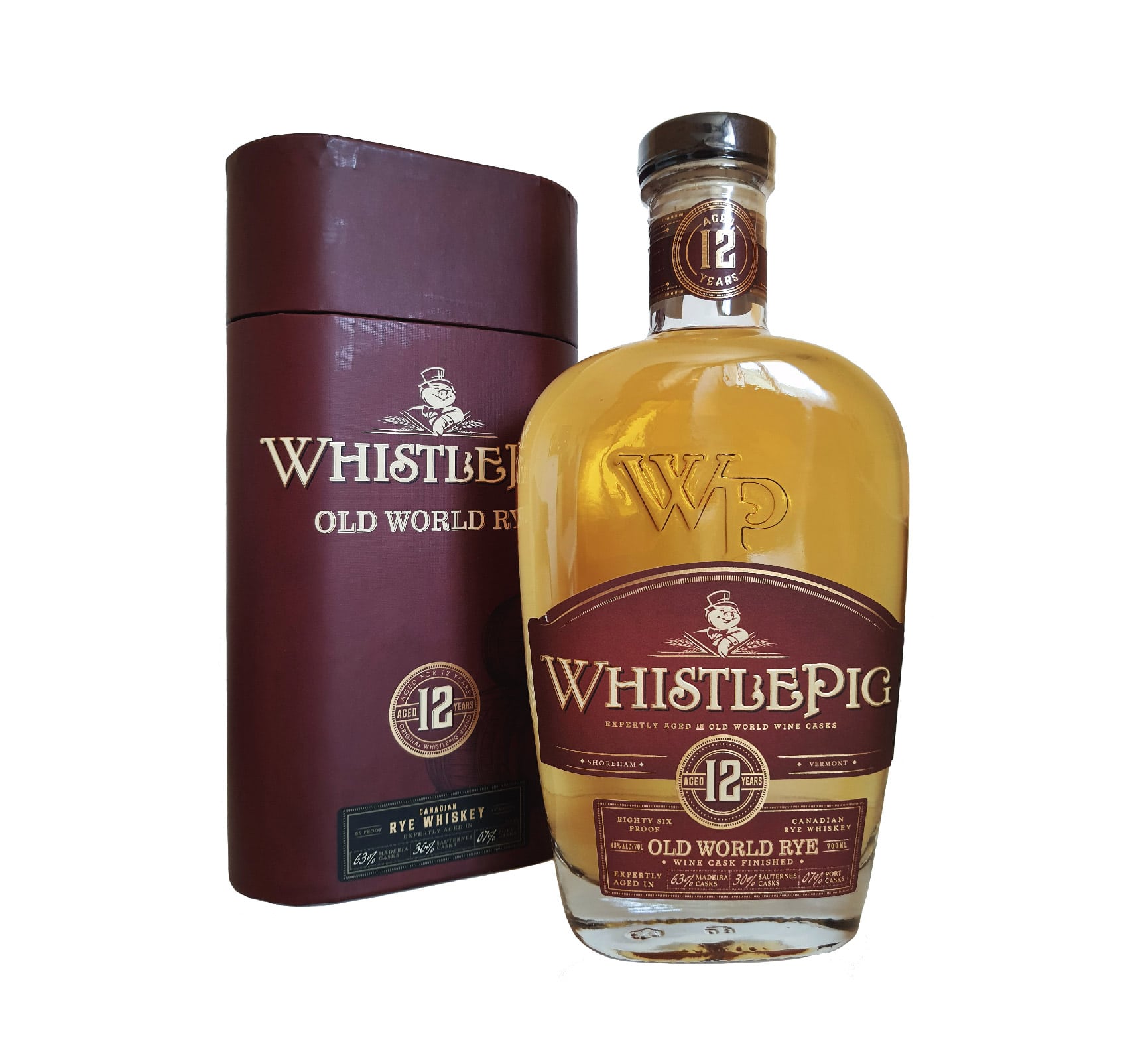 WhistlePig Old World Rye 12 ans est un whisky américain haut de gamme qui marie tradition européenne et audace nord-américaine.