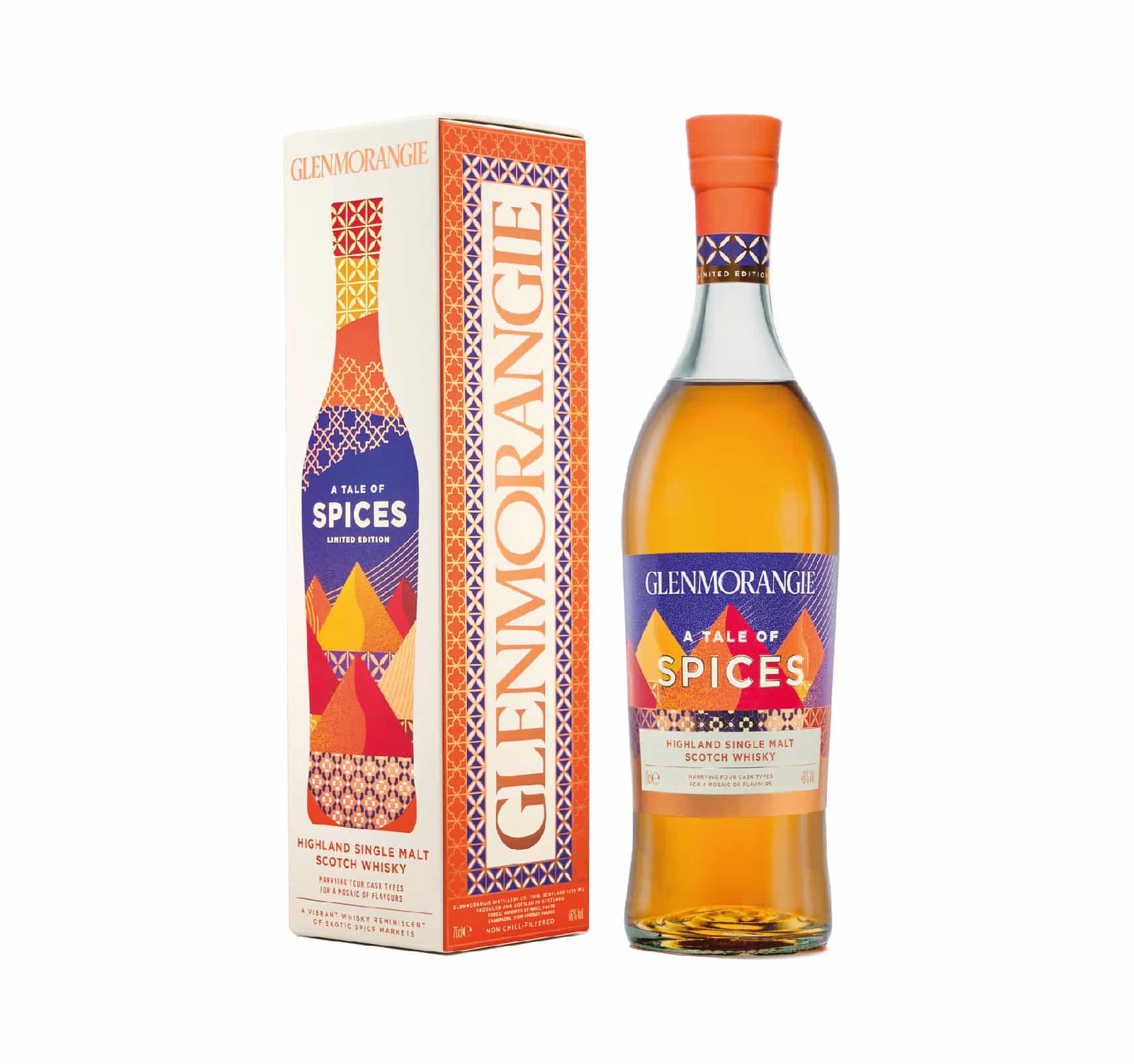 Un single malt audacieux et sensoriel, qui explore la richesse des épices à travers un assemblage de fûts rares.