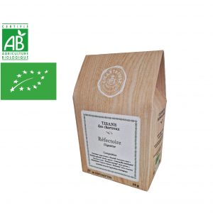 Réfectoire des Pères Chartreux, une tisane aux vertus digestives bienfaisantes ou la verveine, le fenouil et la menthe poivrée prédominent.