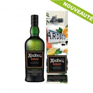 La nouvelle édition 2026 d'Ardbeg. Ardbeg Dolce est issu d'un assemblage de whiskies ayant vieilli dans des fûts de vin de Marsala sicilien et, des fûts de chêne américain (ex-Bourbon). A découvrir !