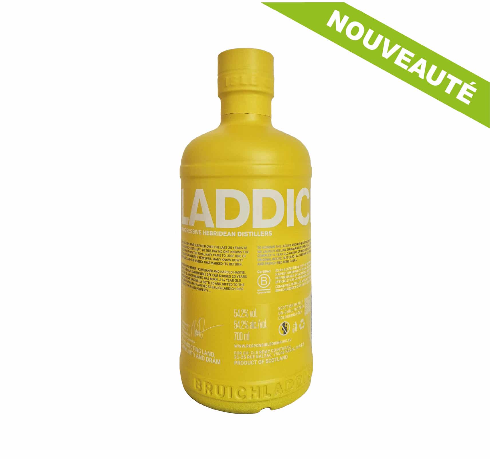 BRUICHLADDICH Yellow Submarine (Reclassified) 14 ans 54,2% SINGLE MALT WHISKY (ÉCOSSE / ISLAY) 70CL – Image 2